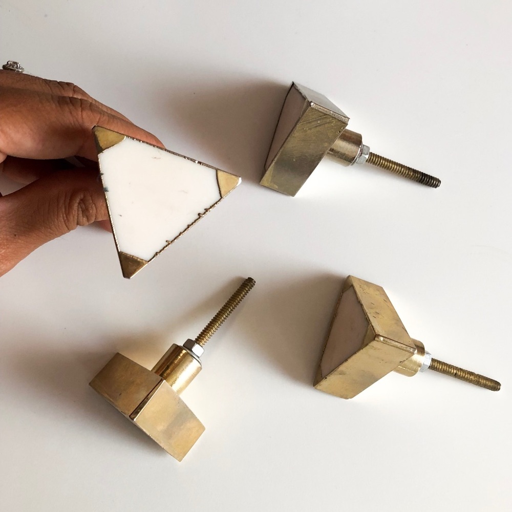 Boho Decorative Faux Ivory knobs